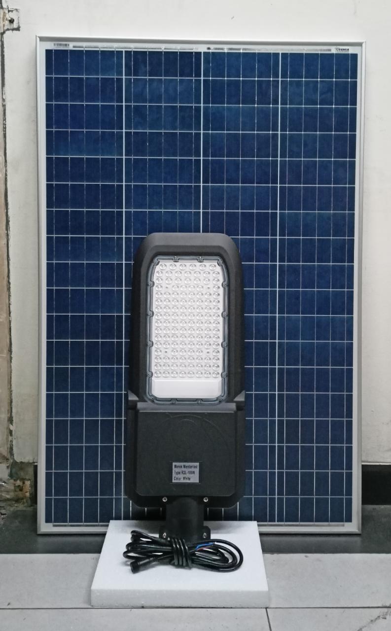 Lampu Jalan PJU 2 in 1 100 Watt Solar Cell